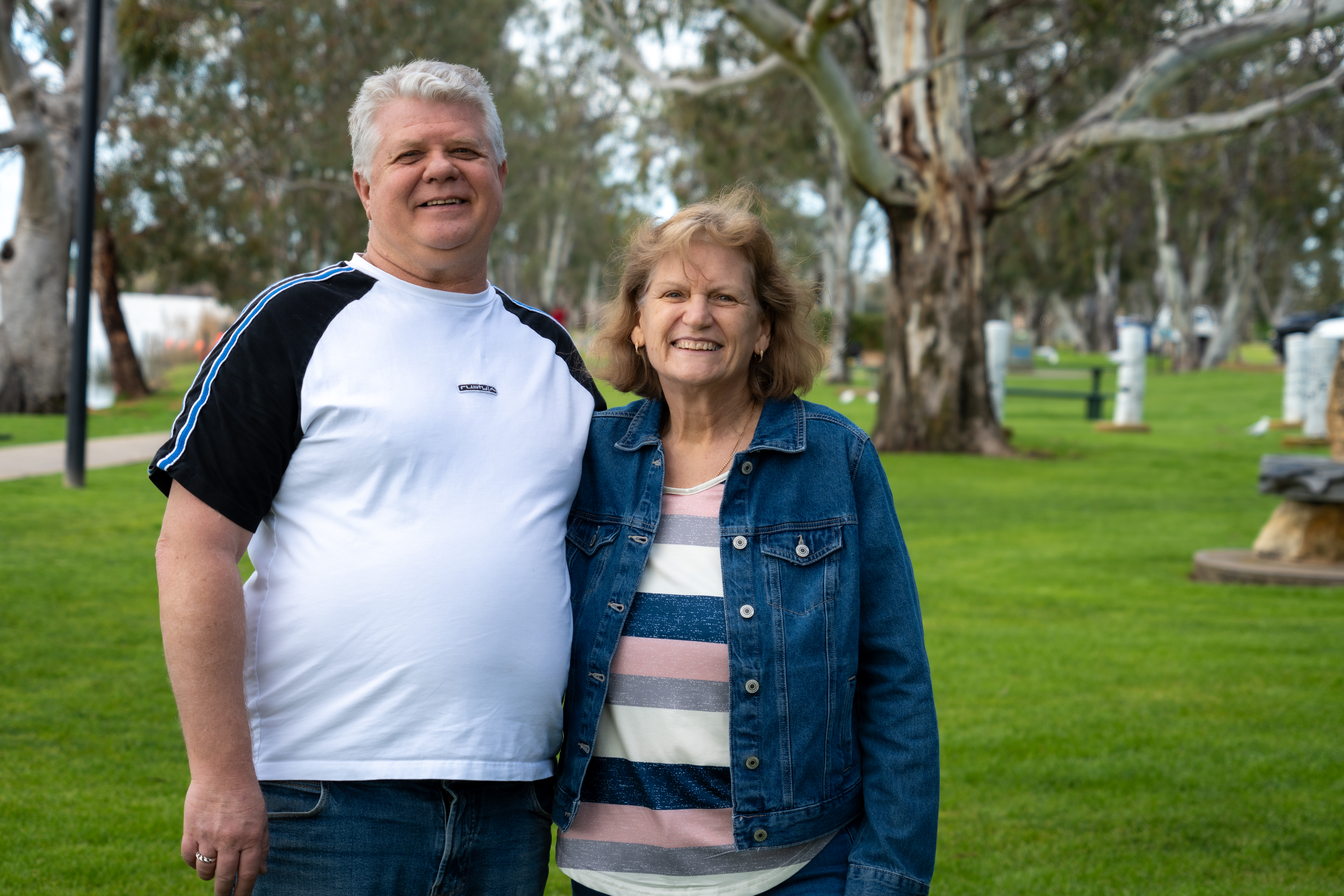Carers Marion and Laurence