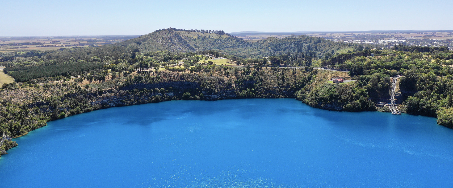 Photo: Mt Gambier Blue Lake aerial