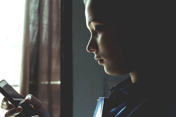 Girl on phone