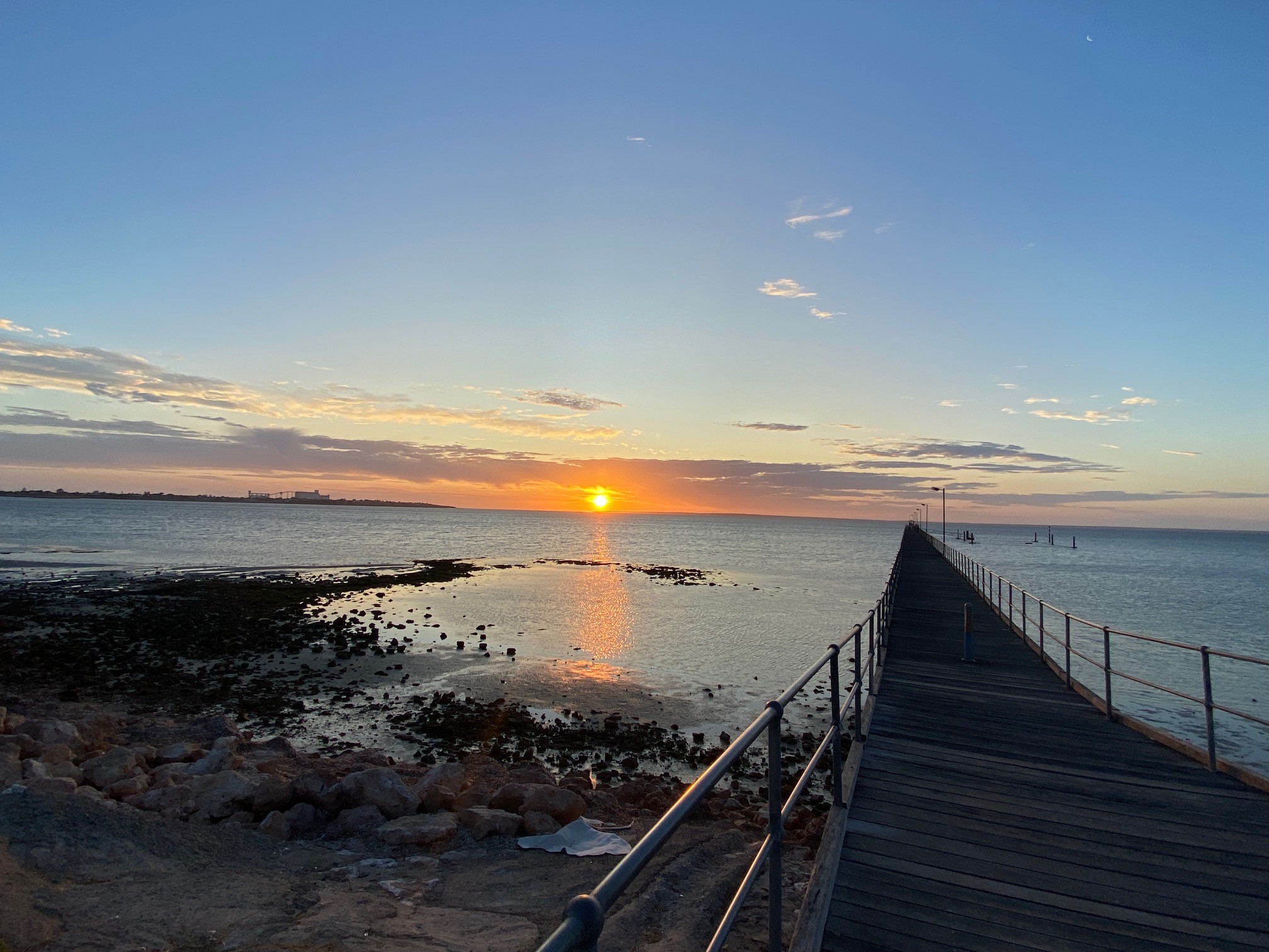 Photo: Ceduna jetty at sunset