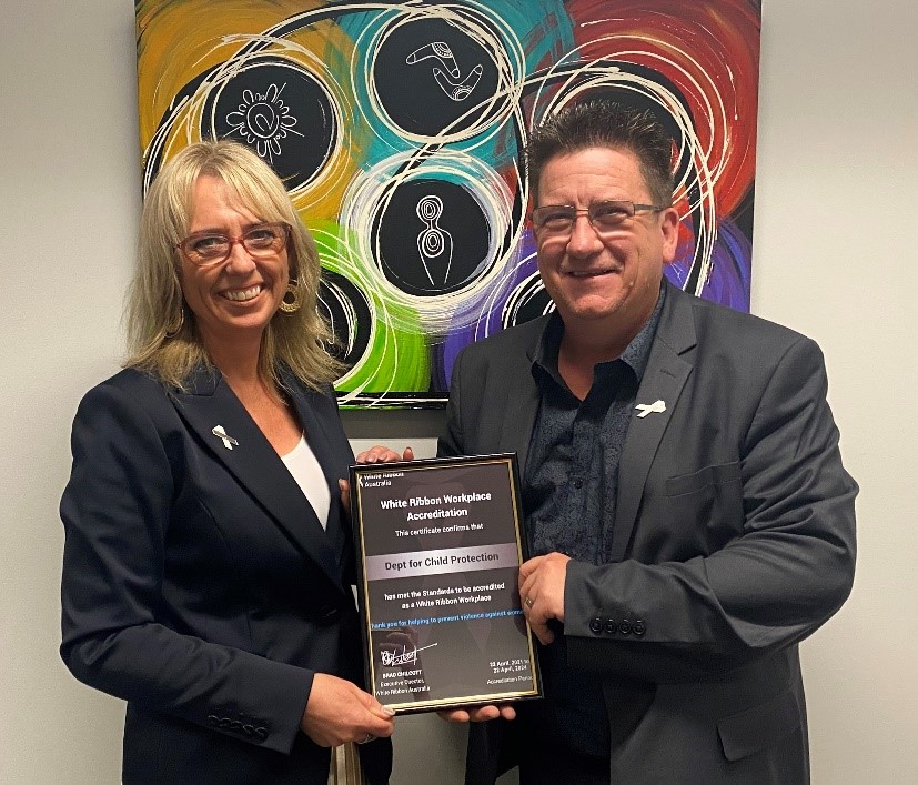 DCP&rsquo;s Executive Director Service Delivery and Practice Sue Macdonald  and Chief Human Resources Officer Michael Burton